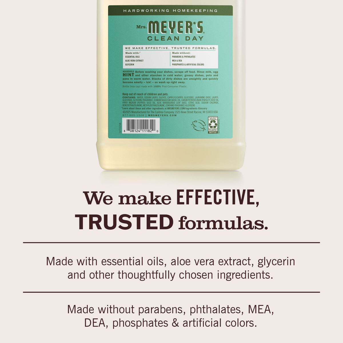 Mrs. Meyer's Basil Dish Soap Refill